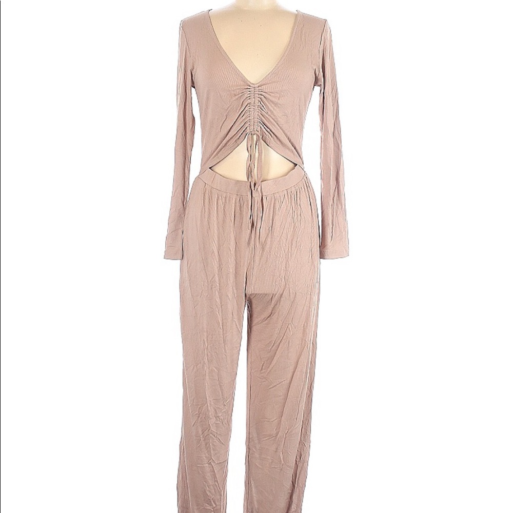 NWT Kittenish pink plush large jumpsuit